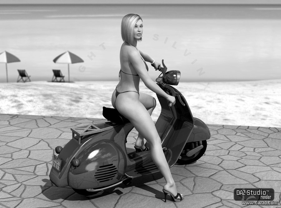 vespa_black_and_white_by_silvinx-d4j79y9